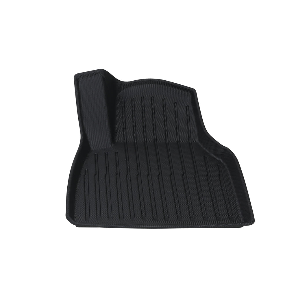 TPE 3D Floor Mats + Rear Seat Back Cover for Model Y - GRAINY PATTERN