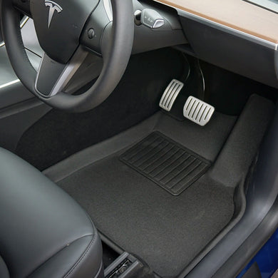 TPE All-Weather 3D Floor Mats for Model Y - GRAINY PATTERN