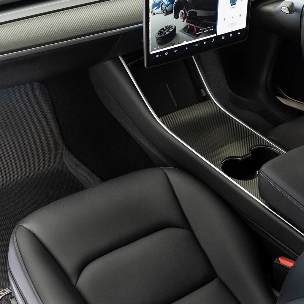 TPE All-Weather 3D Floor Mats for Model Y - GRAINY PATTERN