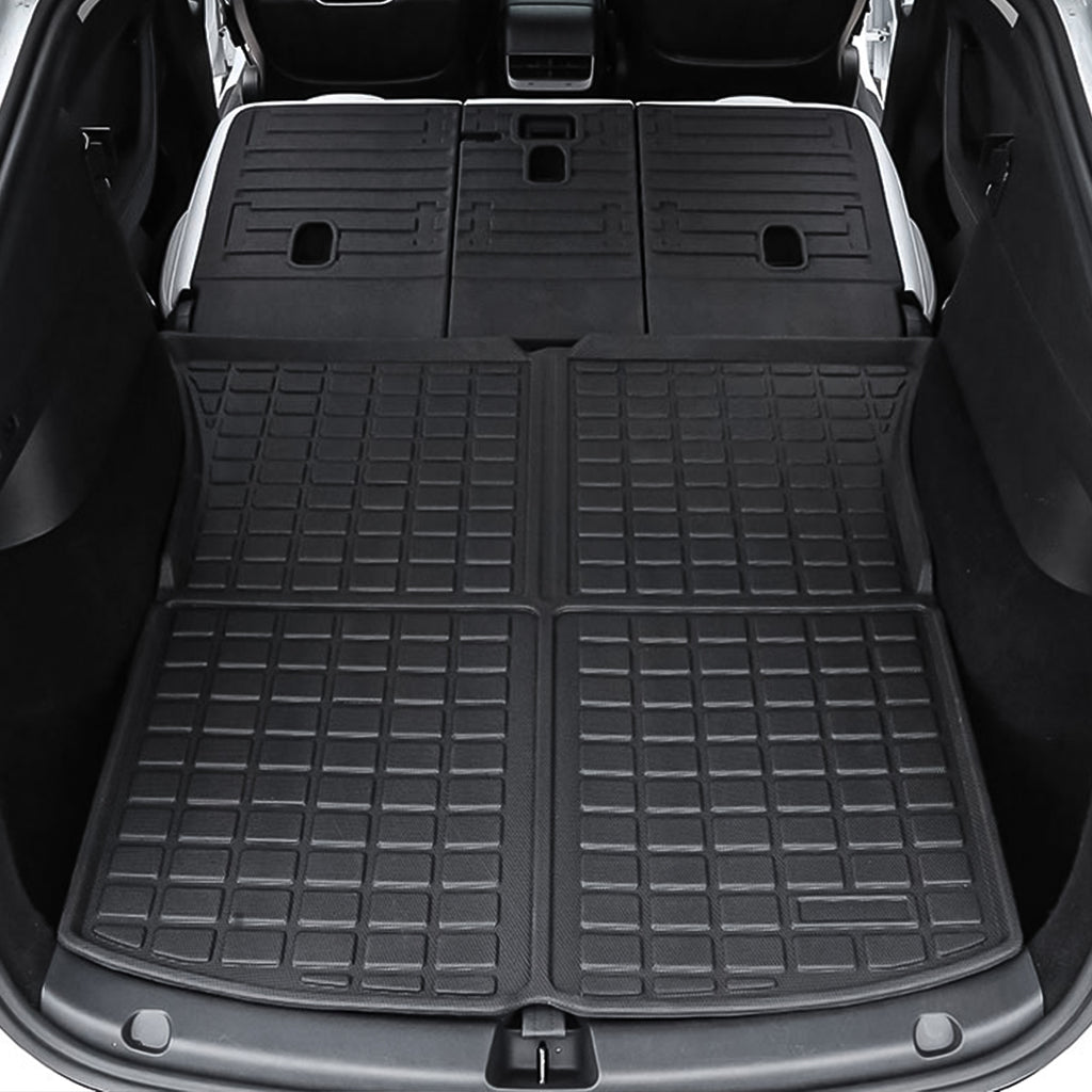 TPE Upper Car Boot Liner for Model Y - GRAINY PATTERN