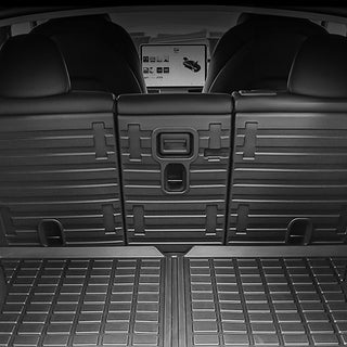 TPE Rear Seatback Protector Covers for Model Y - LITCHI PATTERN