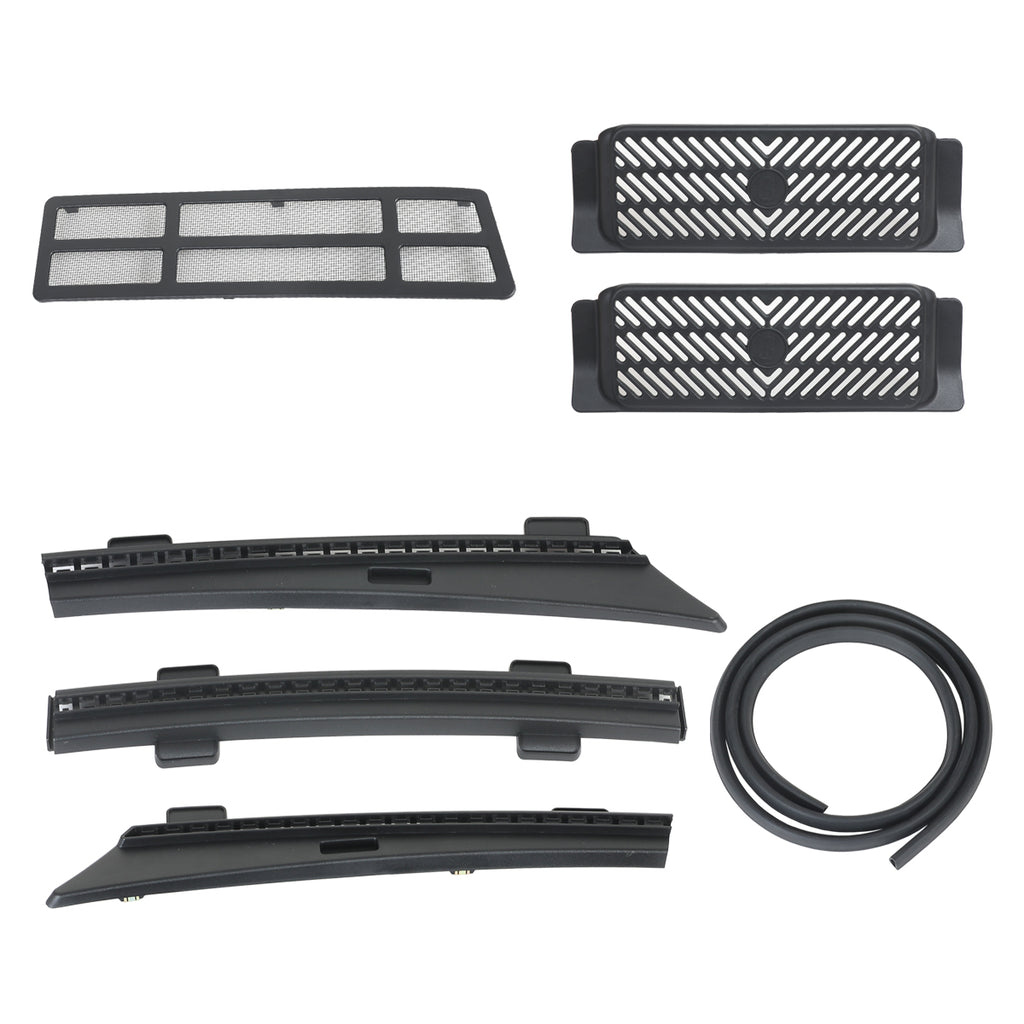 Protection Grilles + Front Hood Weather Strip for Model 3