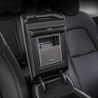 Hidden Armrest Storage Box - Transparent