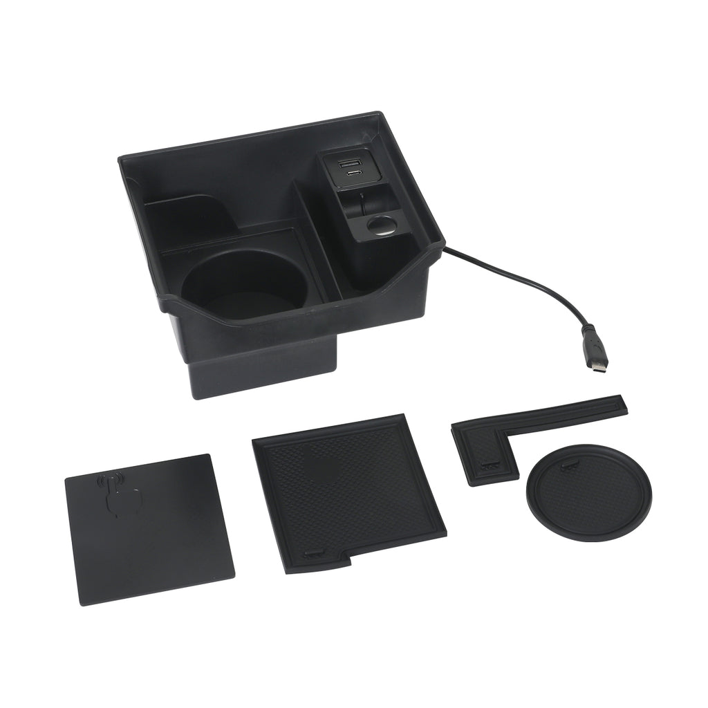 Centre Console Storage Box with USB Port