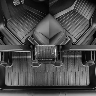 TPE 3D All Weather Floor Mats for Model Y - LITCHI PATTERN