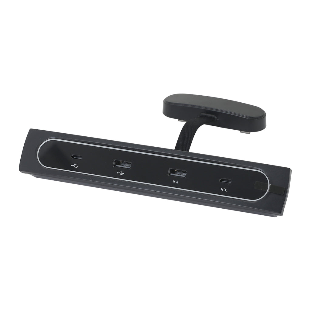 USB Hub with Blue Led Light For Model 3/Y