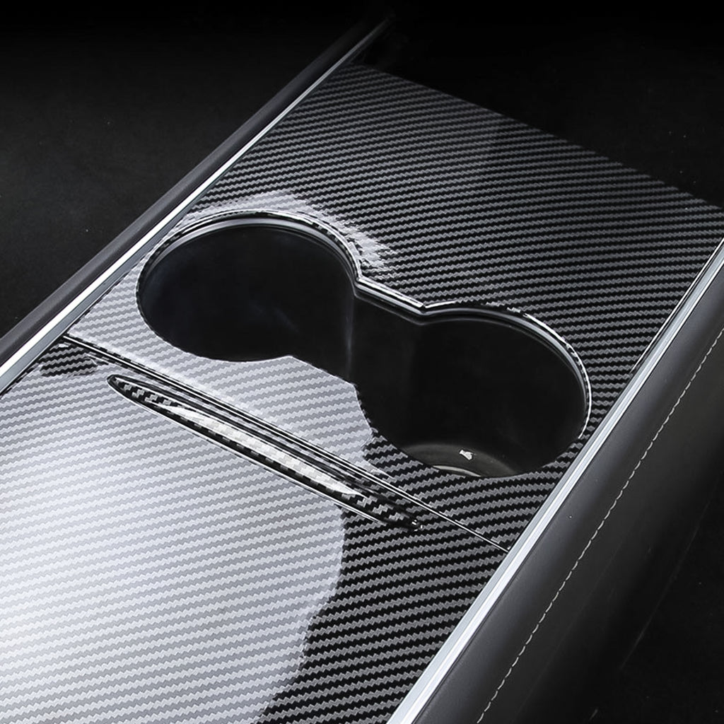 Centre Console Protective Covers For Model 3/Y - Glossy Black