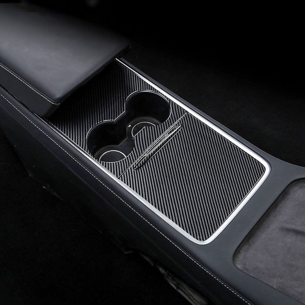 Centre Console Protective Covers For Model 3/Y - Glossy Black