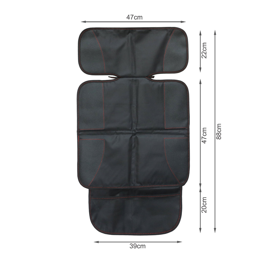 Child Car Seat Protector with Organizer Pockets for Model Y