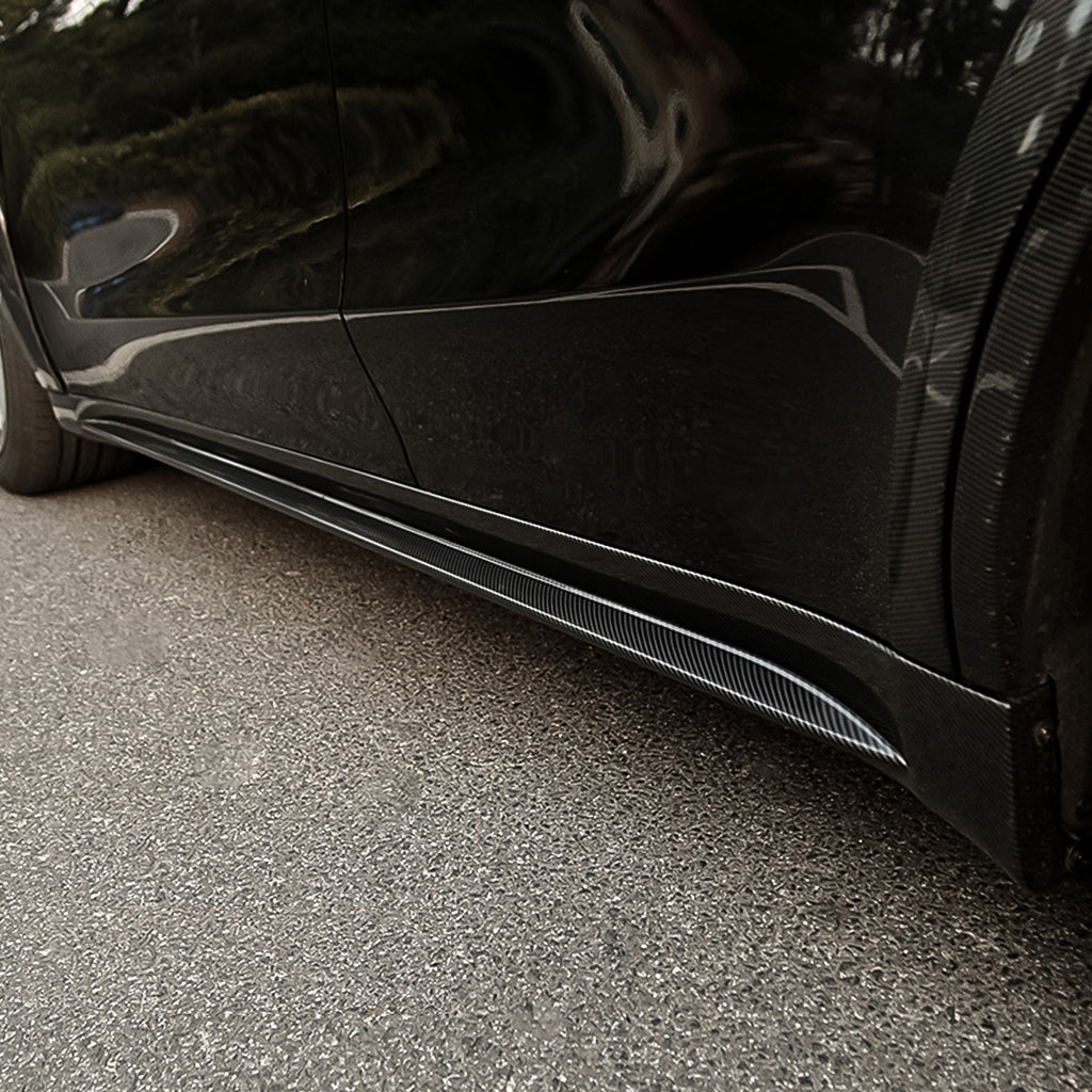 Carbon Fibre Side Skirts for Model Y