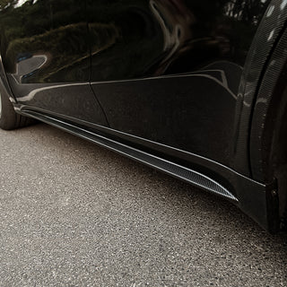 Carbon Fibre Side Skirts for Model Y
