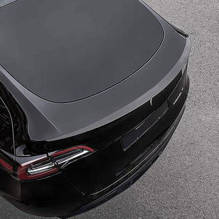Performance Rear Spoiler for Model Y - Glossy Carbon Fibre