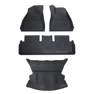 3D Floor Mats + Flocked Boot Ceiling Cover for Model 3