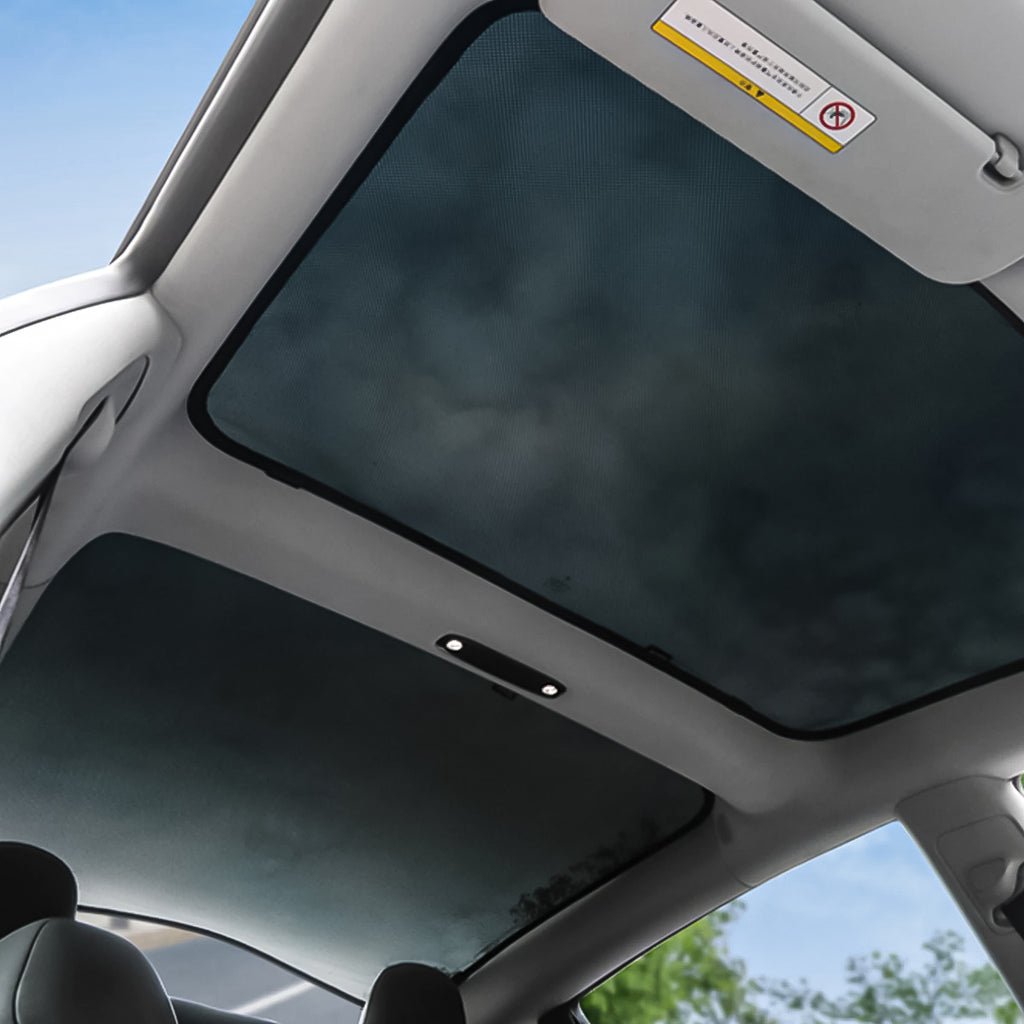 Superfine Mesh Glass Roof Sunshade 4 PCS Set for Tesla Model 3