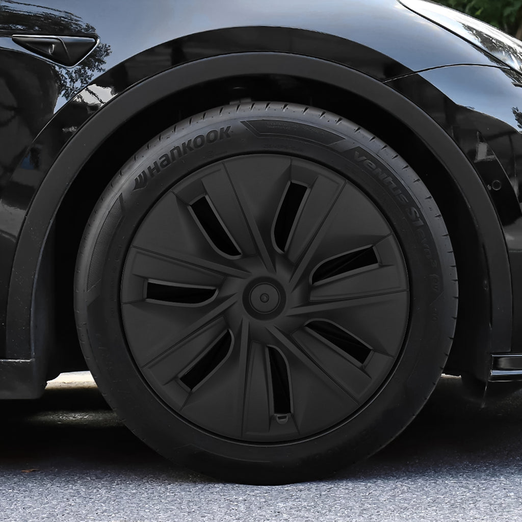 19” Car Wheel Covers for Tesla Model Y - Matte Black