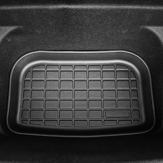 TPE Car Lower Boot Mat for Model Y - LITCHI PATTERN