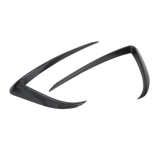 Carbon Fibre Front Fog Light Cover for Model 3