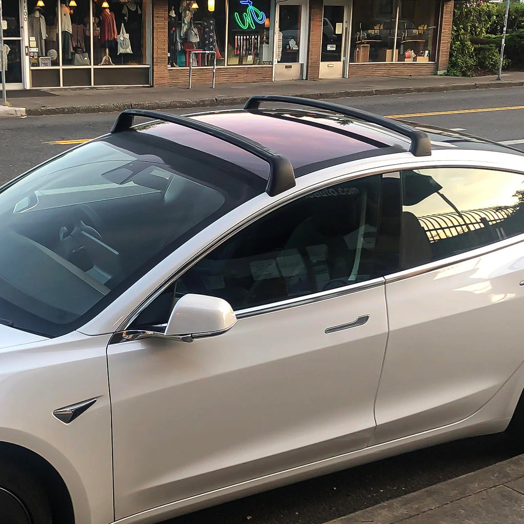 Flush Rail Roof Racks for Model 3