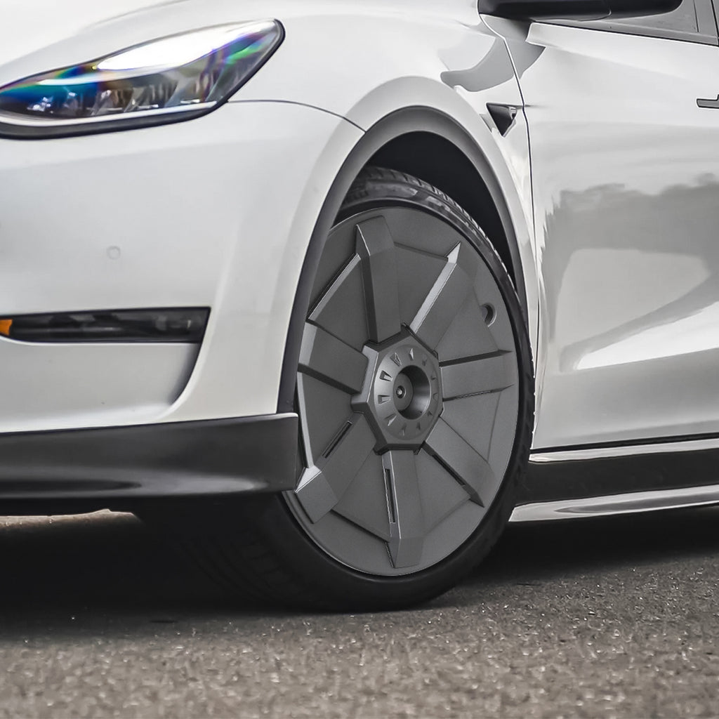 19” Cybertruck Wheel Covers for Tesla Model Y