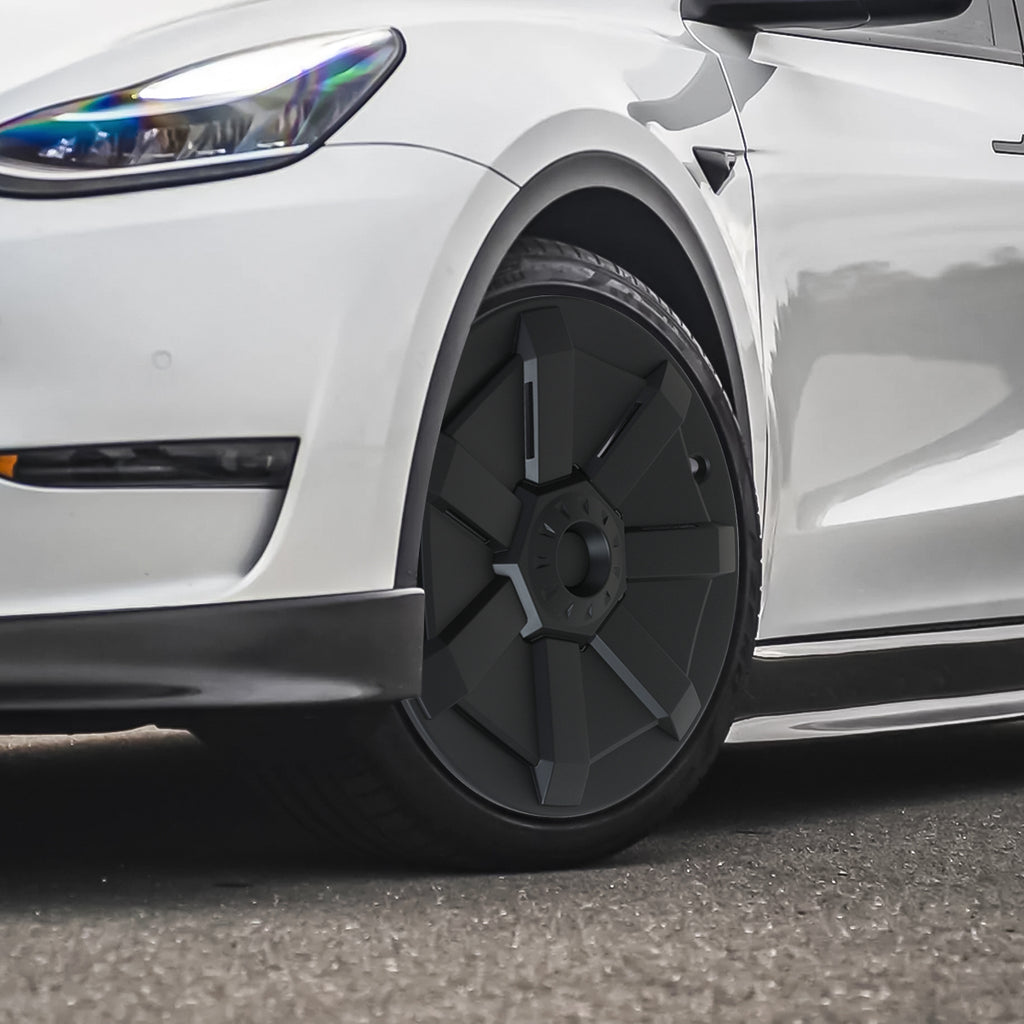 19” Cybertruck Wheel Covers for Tesla Model Y