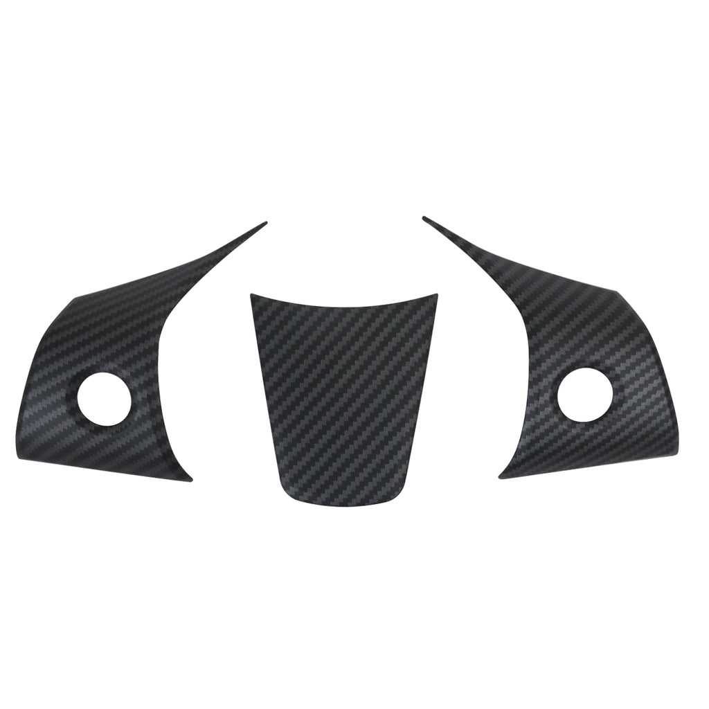 Steering Wheel Decorative Covers For Model 3/Y - Matte Black
