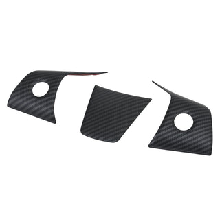 Steering Wheel Decorative Covers For Model 3/Y - Matte Black