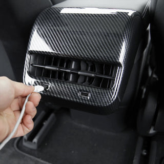 Rear Air Vent Outlet Decorative Cover for Model 3/Y