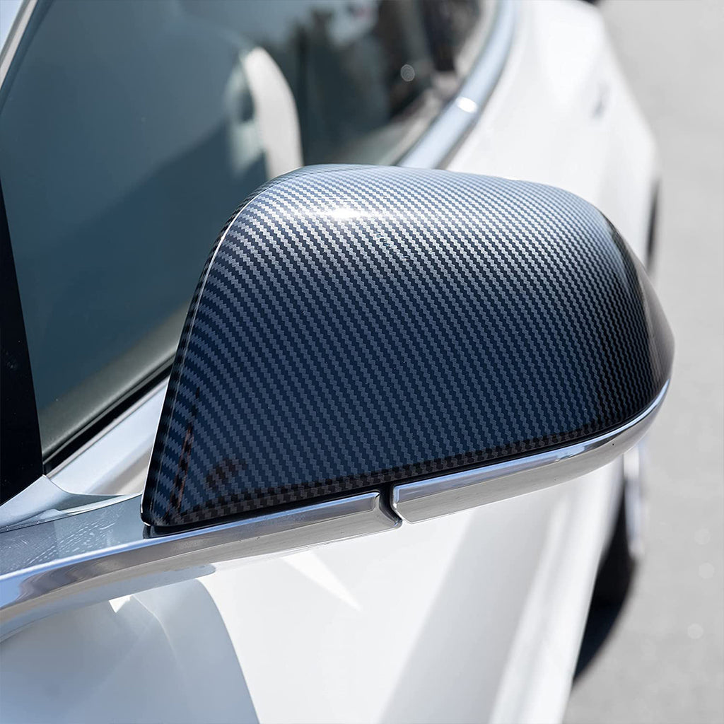 Rear View Mirror Covers for Tesla Model 3